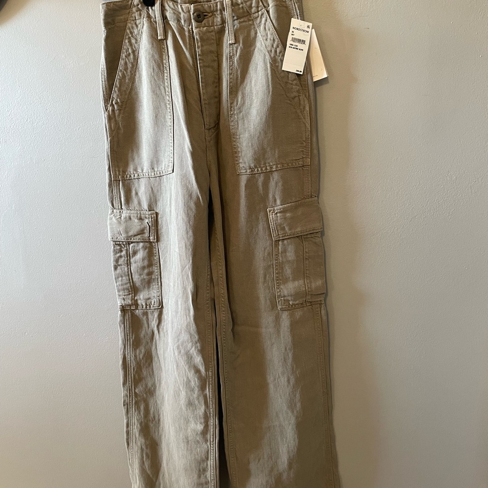Mother Private Cargo Sneak Olive Cargo Pants